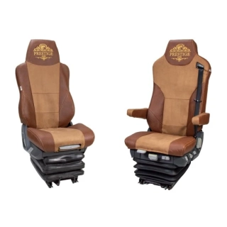 Potahy MAN TGX Prestige line hnědé