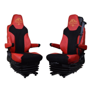 Potahy MAN TGX Prestige line červené