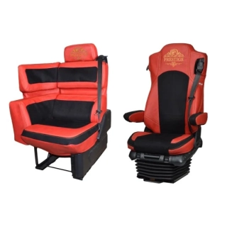 Potahy Mercedes Solostar Prestige Line červená