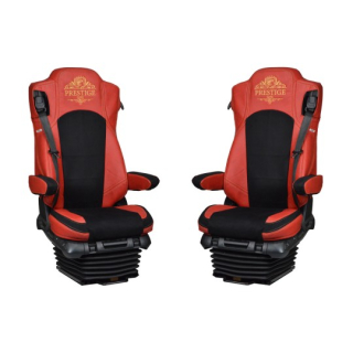 Potahy Mercedes MP4 MP5 Prestige line béžovo červené