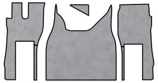 Koberečky Ford F-MAX Prestige Line šedé