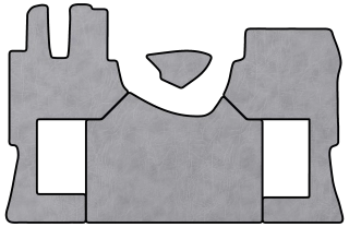 Koberec Mercedes Prestige Line šedý